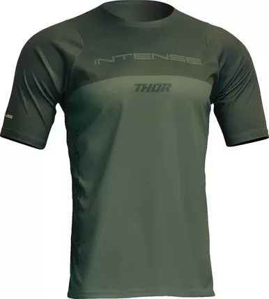 Thor Intense Assist Censis Short-Sleeve Forest Green Jersey