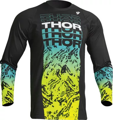 Thor Sector Atlas Black Teal Jersey