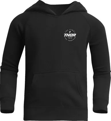 Thor Youth Girl's Stadium Pullover Black Sweatshirt