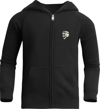 Thor Youth Mindless Zip-Up Fleece Black Sweatshirt