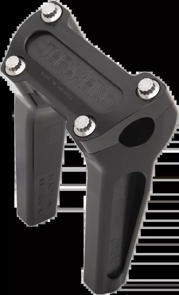 Thrashin Supply CO. Handlebar Risers – Straight – 6″ – Black