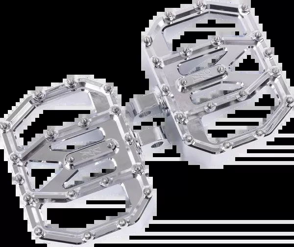 Thrashin Supply CO. Mini Aggressor Floorboards – Chrome – Rear