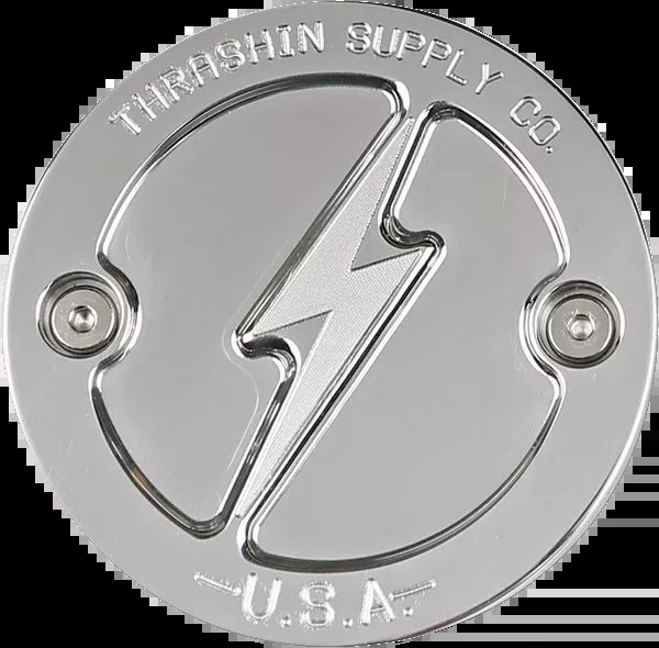 Thrashin Supply CO. Points Cover - Dished - Polished - 2 Hole - M8