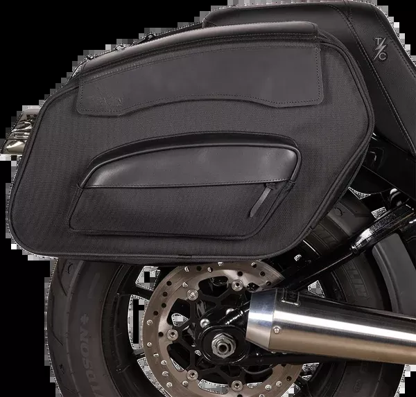 Thrashin Supply CO. Sport Saddlebags – Quick Detach – 60 Liter