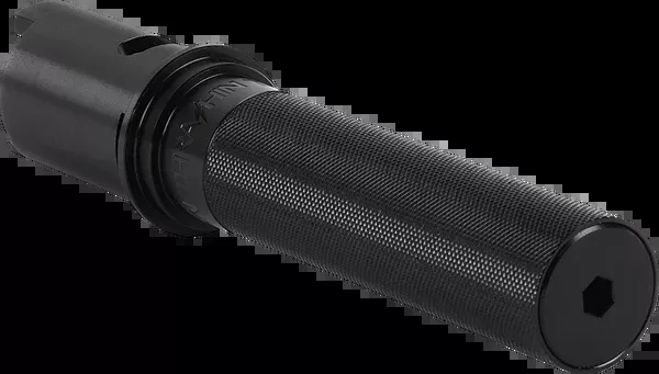 Thrashin Supply CO. Throttle Tube - Knurled - 1" - Gen 2 TBW - Black