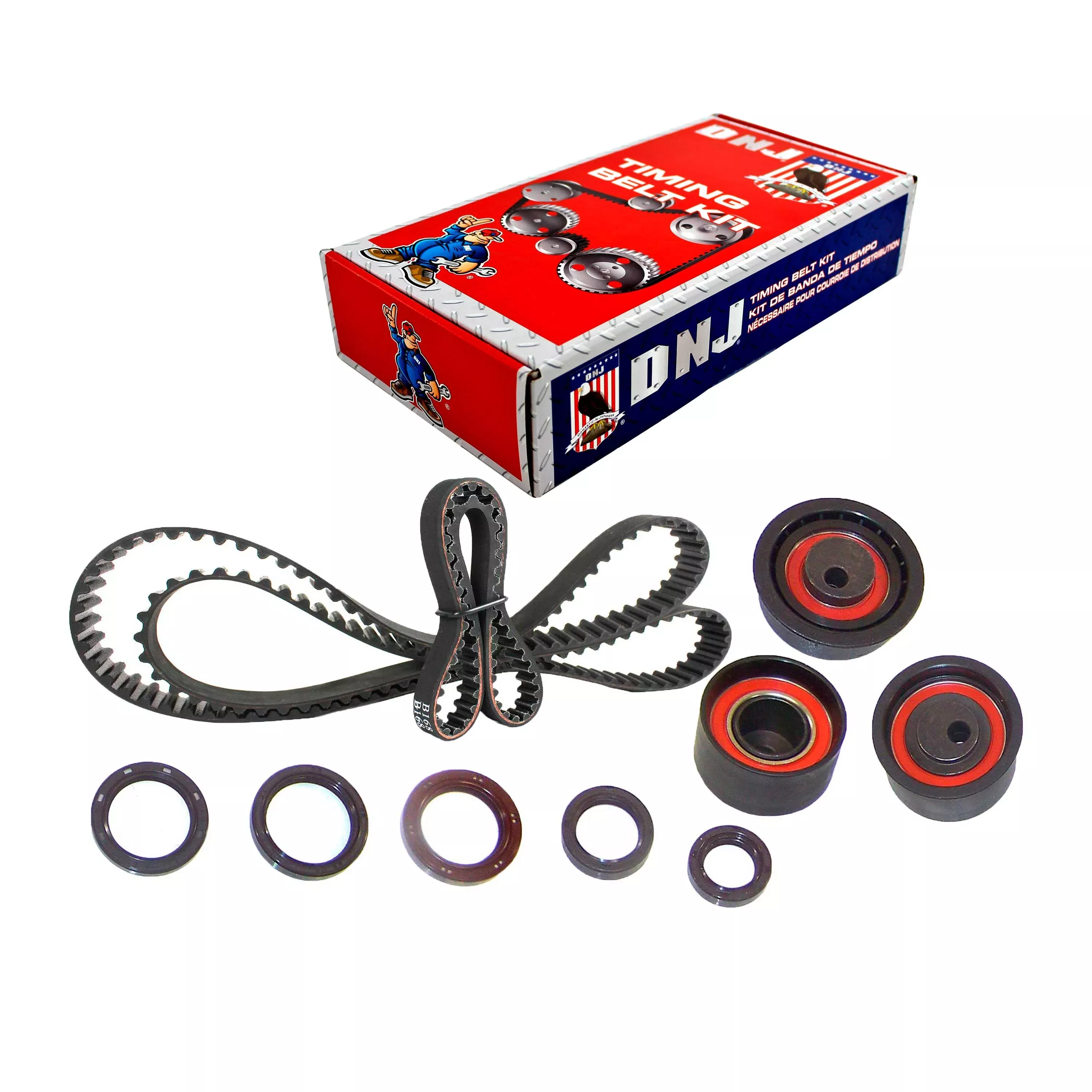 Timing Belt Component Kit 1992-1995 Hyundai 1.6L