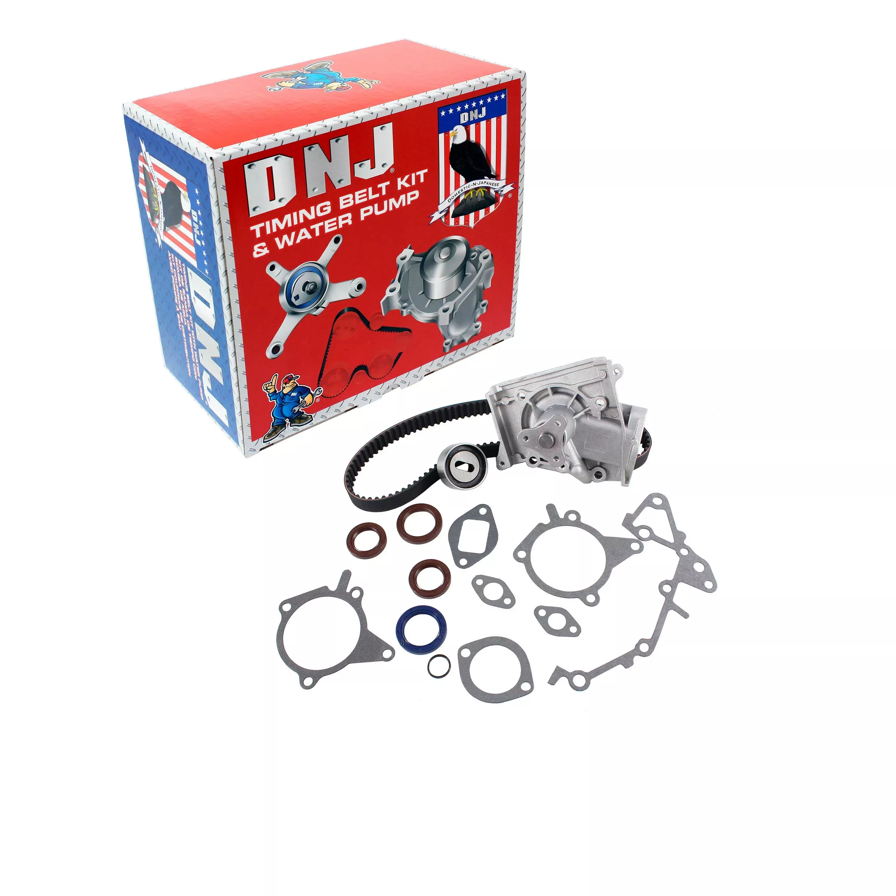 Timing Belt Kit with Water Pump 1990-1997 Ford,Mazda 1.3L-1.8L