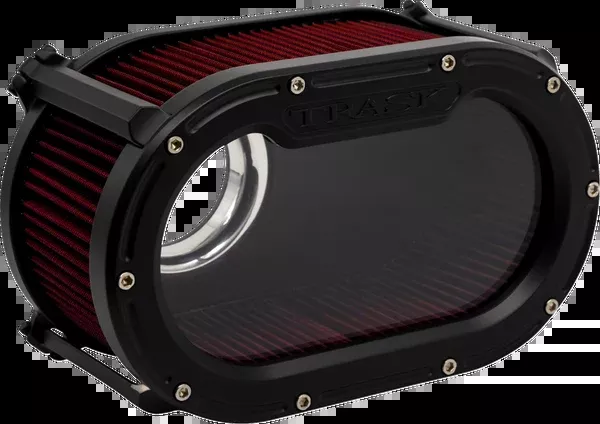Trask Big Papi High-Flow Air Cleaner - Flat Black - Gen 2 M8