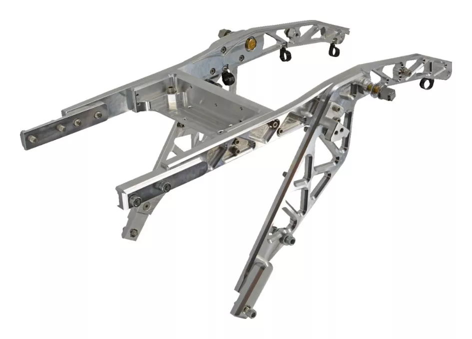 Trask Full Race Billet Tail Section For Harley Touring 2009-2026