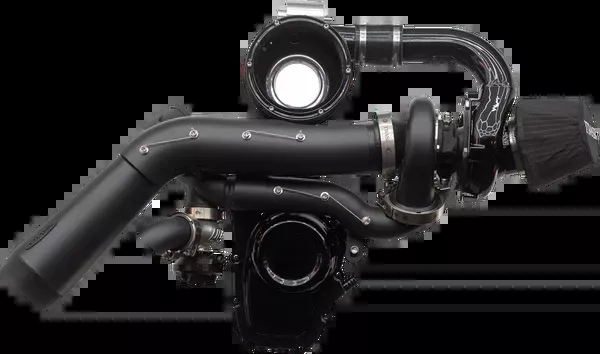 Trask Tornado Turbo Kit – Stage 2 – Black With Black Aluminum – Gen 1 M8