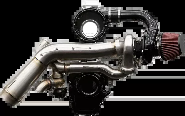 Trask Tornado Turbo Kit – Stage 2 – Stainless With Black Aluminum – Gen 1 M8