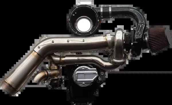 Trask Tornado Turbo Kit – Stage 2 – Stainless With Black Aluminum – Gen 2 M8