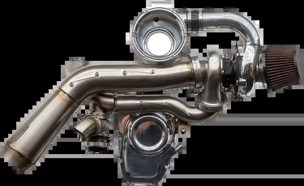 Trask Tornado Turbo Kit – Stage 2 – Stainless With Polished Aluminum – Gen 1 M8