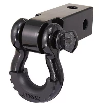 Trimax TDRRHB Receiver Hitch D-Ring Black