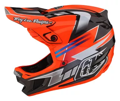Troy Lee Designs D4 Carbon Saber Red Helmet