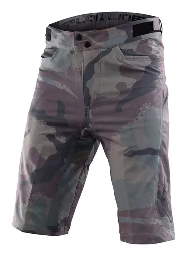 Troy Lee Designs Flowline Camo Woodland Shorts Shell
