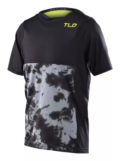 Troy Lee Designs Youth Skyline ss Jersey Breaks Charcoal