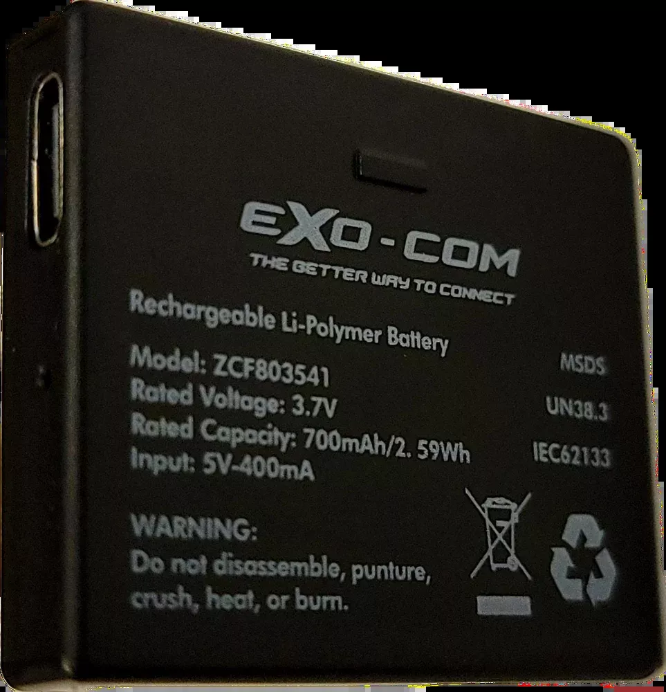 Uclear EXO-COM Replacement Spare Battery