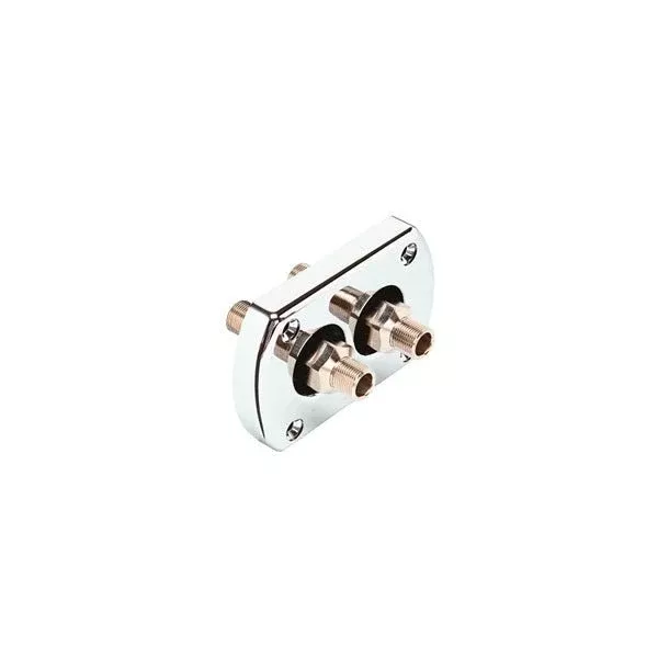 Uflex Bulkhead Kit Chrome