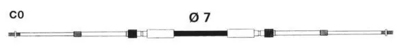 Uflex Universal 33C Control Cable Mach 0