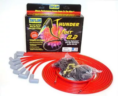 Univ Thundervolt Plug Wire Ste 90 deg Red 83251