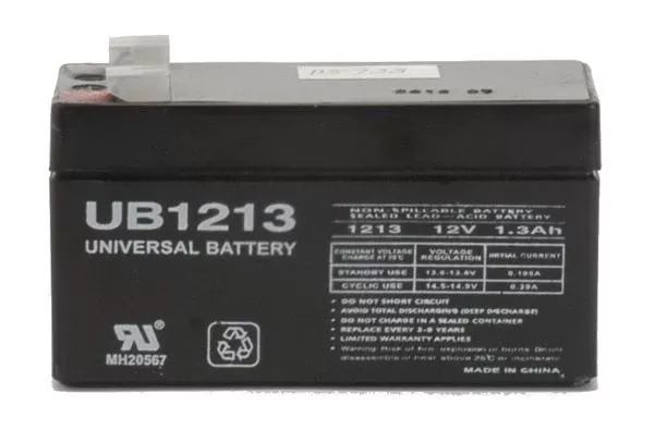UPG 12V 1.3Ah Sealed Lead Acid – AGM – VRLA Battery – F1