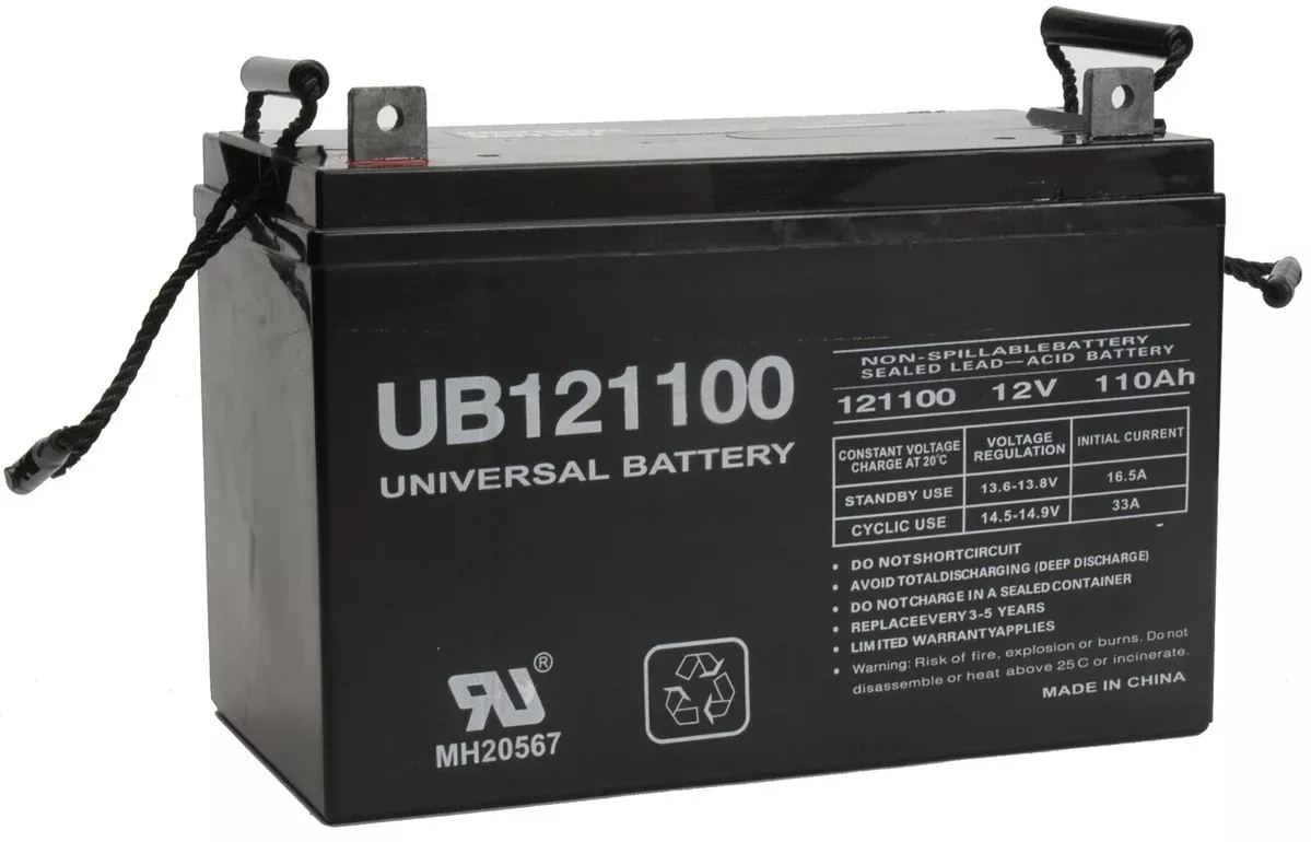 UPG 12V 110Ah Sealed Lead Acid – AGM – VRLA Battery – L3