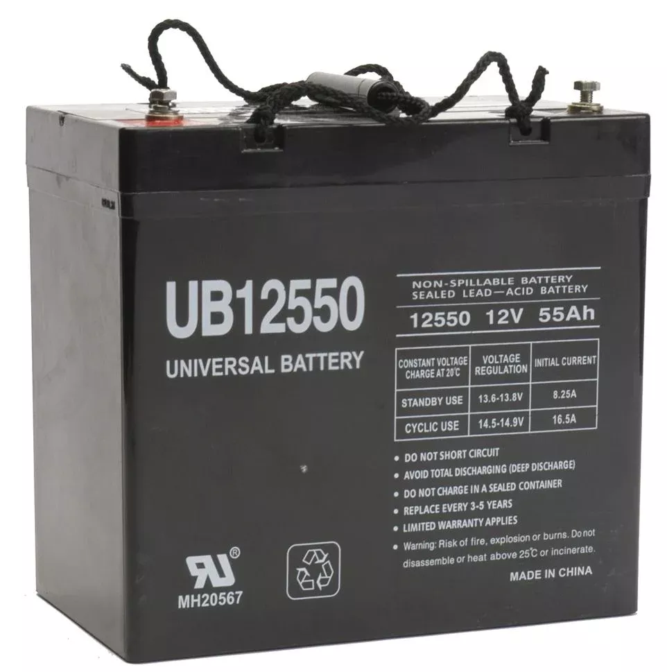 UPG 12V 55Ah Sealed Lead Acid – AGM – VRLA Battery – I4