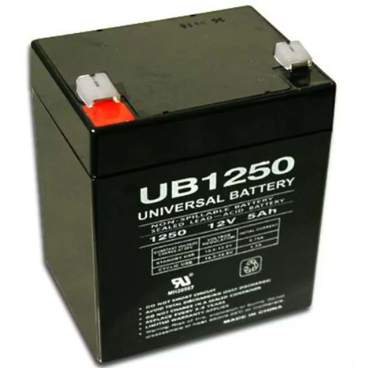 UPG 12V 5Ah Sealed Lead Acid – AGM – VRLA Battery – F2