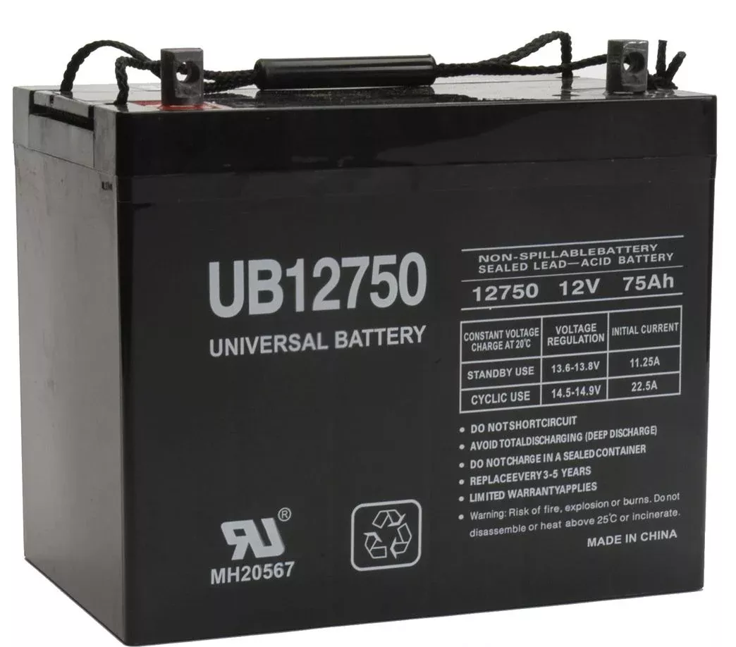 UPG 12V 75Ah Sealed Lead Acid – AGM – VRLA Battery – Z1
