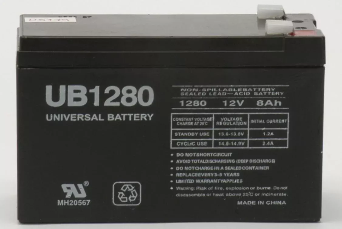 UPG 12V 8Ah Sealed Lead Acid – AGM – VRLA Battery – F2
