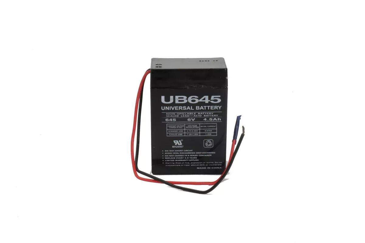 UPG 6V 4.5Ah Sealed Lead Acid – AGM – VRLA Battery – WL