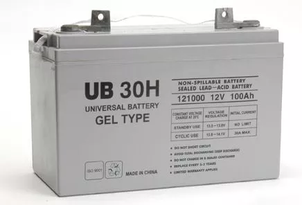 UPG GEL 12V 100Ah Sealed Lead Acid – GEL Battery – FL2