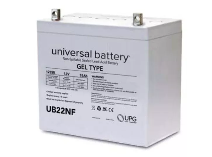 UPG UB-22NF 12V 60Ah Z1 GELGroup 22 NF Battery