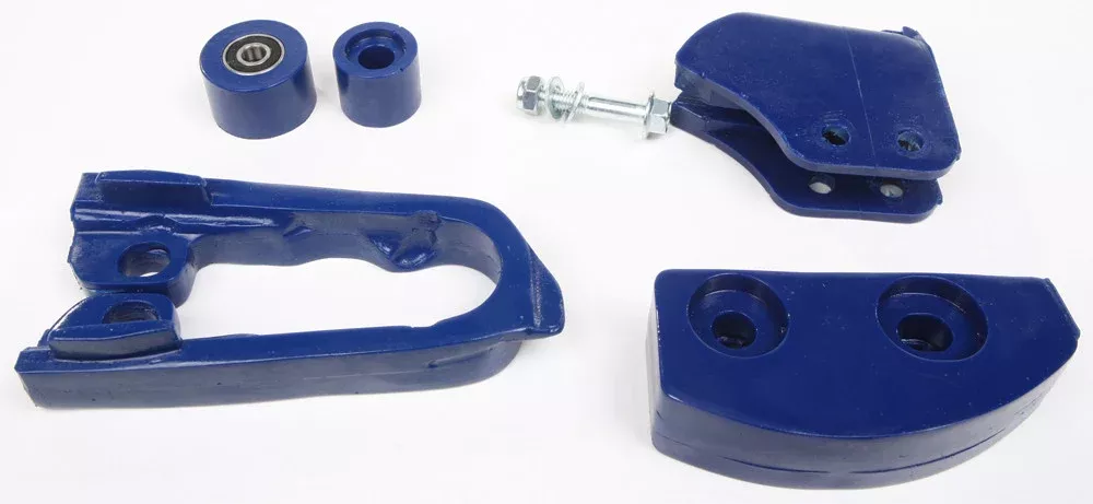Upp Chain Slider SET Stock (blue) – 1100BL Suzuki 450 QuadRacer 2006-2008
