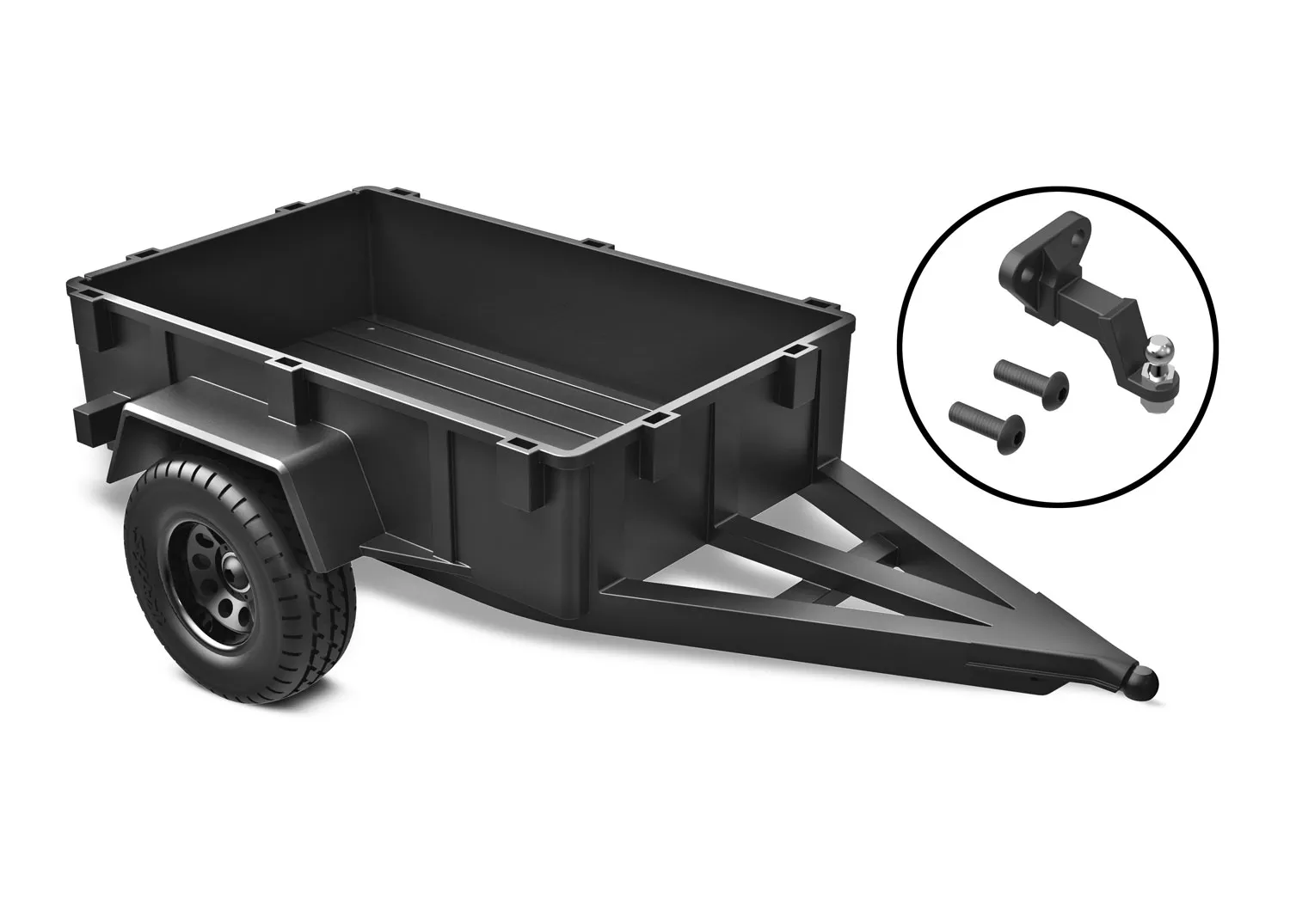 Utility Trailer with Hitch & Hardware