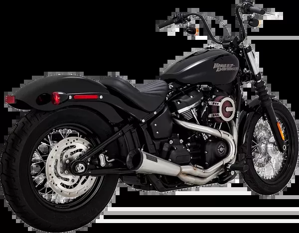Vance & Hines 2-Into-1 Upsweep Exhaust System – Brushed – Stainless Steel