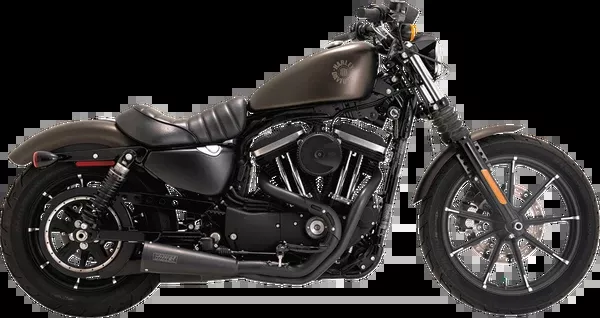 Vance & Hines 2-Into-1 Upsweep PCX™ Exhaust System – Stainless Steel – Black