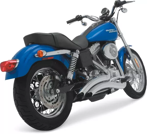 Vance & Hines 2-Into-2 Big Radius Exhaust System - Chrome - Dyna