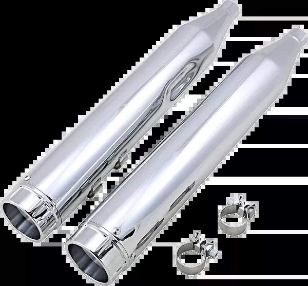 Vance & Hines 4-1/2" Torquer Mufflers For '95-'16 FL - Chrome