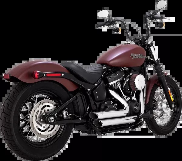 Vance & Hines Shortshots Staggered Exhaust System – Chrome