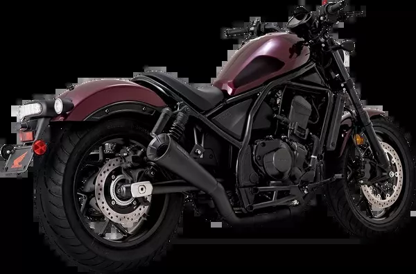 Vance & Hines Upsweep Slip-On Muffler – Black – Rebel 1100