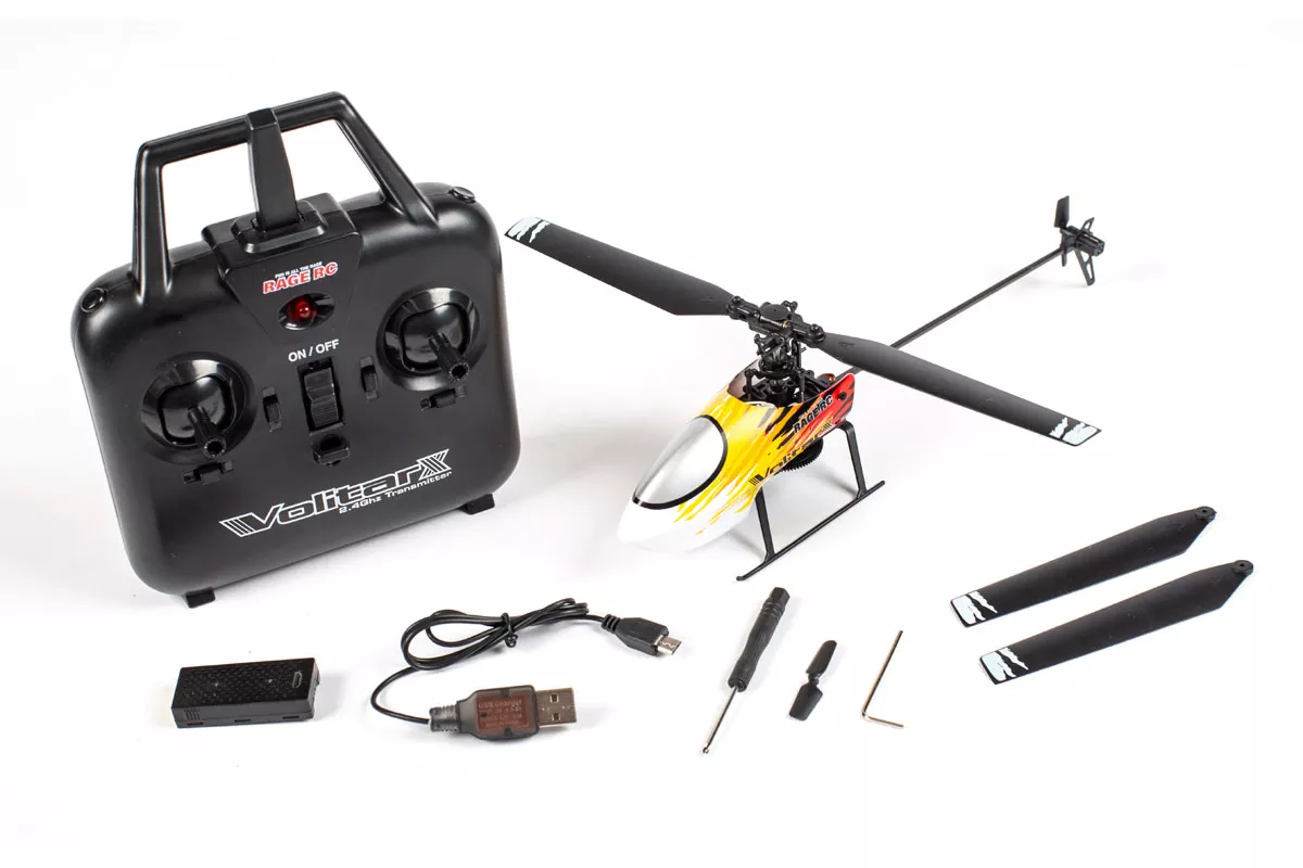 Volitar X RTF Micro Heli with Red or Blue Canopy Multiple Options Available!