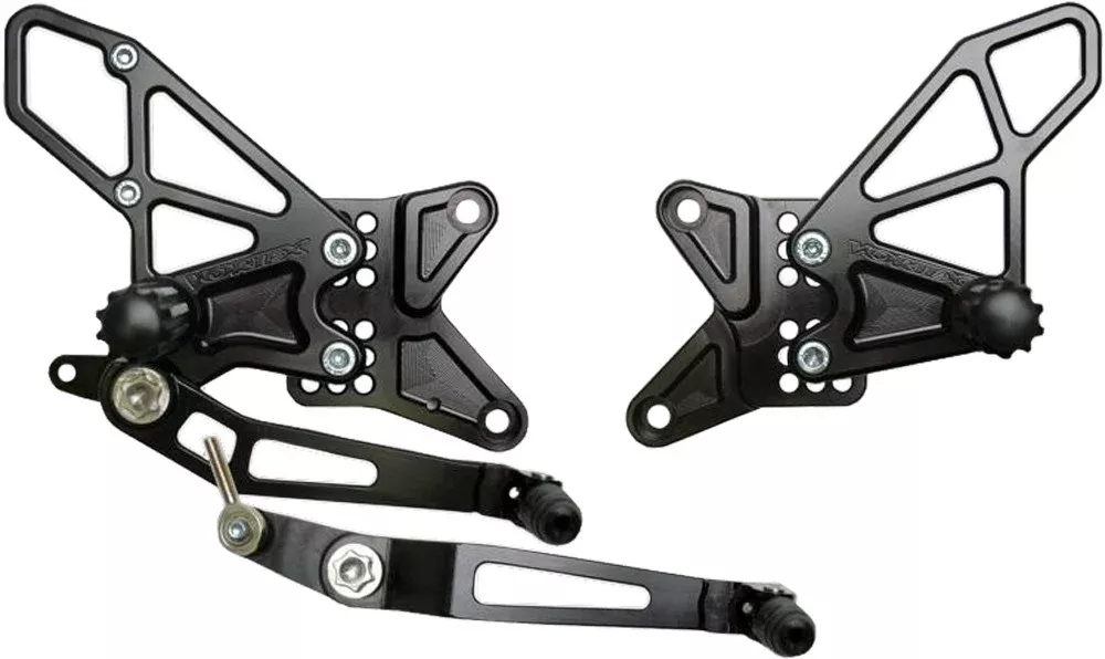 Vortex 3-RS681K RS681K REAR SET COMPLETE BLK YAM