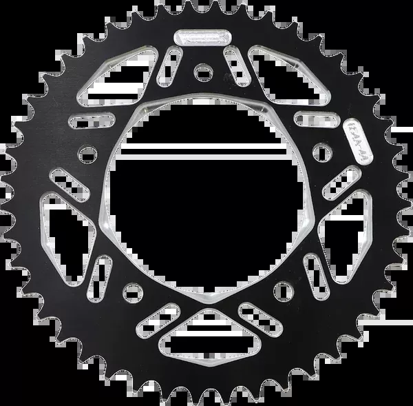 Vortex Aluminum Sprocket – Black – Rear – 44 Tooth
