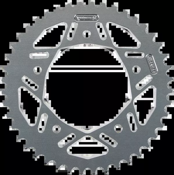 Vortex Aluminum Sprocket – Silver – Rear – 44 Tooth