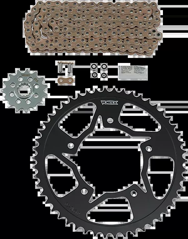 Vortex Chain And Sprocket Kit – HFRS – Gold – Yamaha RZF-R6