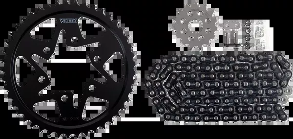 Vortex Chain And Sprocket Kit – WSS – Black – Suzuki GSF-1220