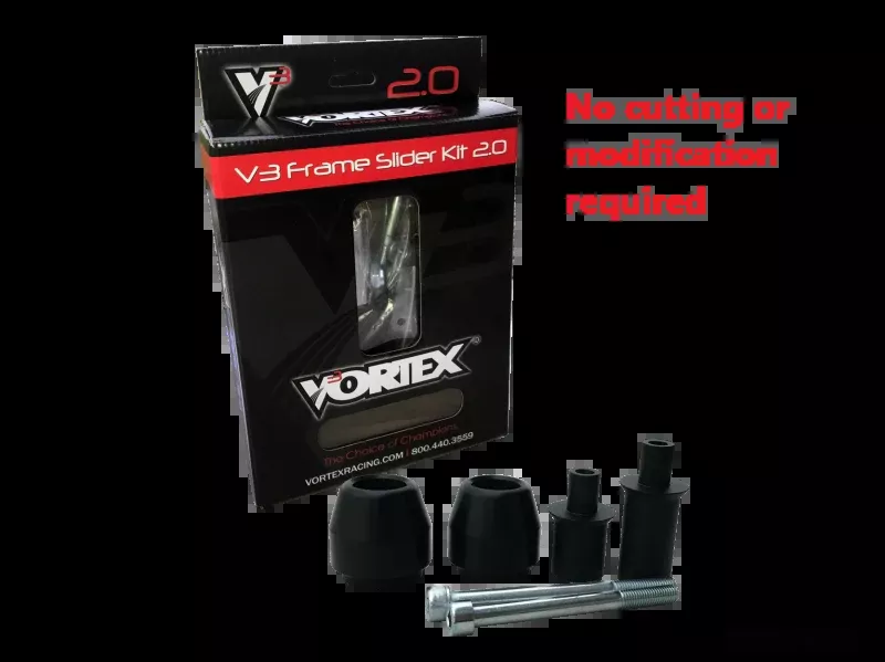 Vortex Frame Sliders V3 2.0 Black – SR132 Kawasaki Ninja 2006-2020