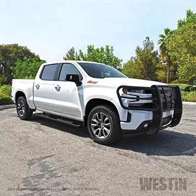 Westin 22-5035 85" Black Oval Tube Step